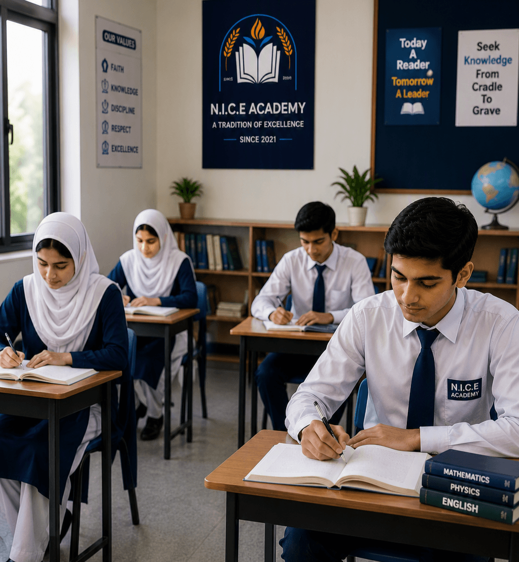 NICE Academy Students in Classroom